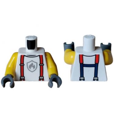 Figura felsőtest kezekkel - mintás/matricás