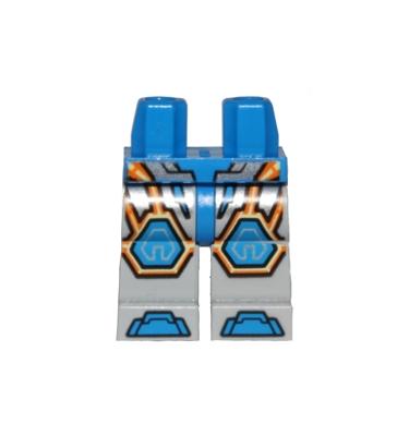 Minifigura csípő és lábak - mintás/matricás