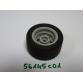Kerék 30.4mm D. x 20mm, megerősített felni fekete 43.2 x 22 ZR abronccsal