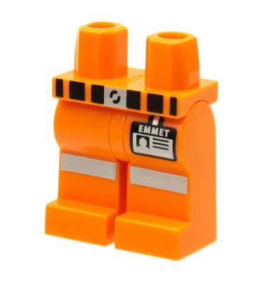 Minifigura csípő és lábak - mintás/matricás