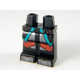 Minifigura csípő és lábak - mintás/matricás™