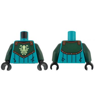 Figura felsőtest kezekkel - mintás/matricás