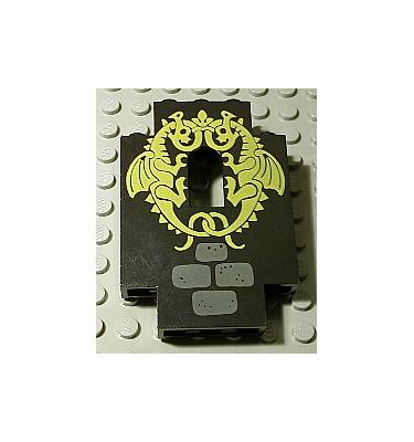 Panel / fal elem ablakkal 2 x 5 x 6 - mintás/matricás
