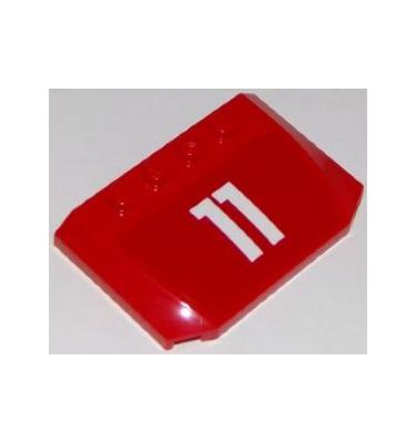 Ék elem 4 x 6 x 2/3 - mintás/matricás