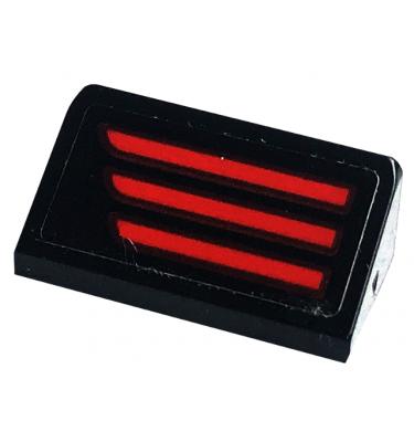 Lejtő 30° 1 x 2 x 2/3 - mintás/matricás