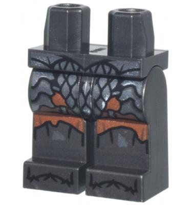 Minifigura láb - mintás/matricás