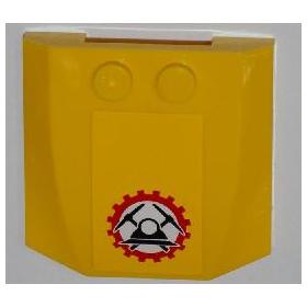 Autós elem 4 x 4 x 2/3 - mintás/matricás™