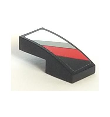 2 x 1 x 2/3 ívelt elem - mintás/matricás