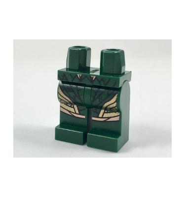 Minifigura csípő és lábak - mintás/matricás