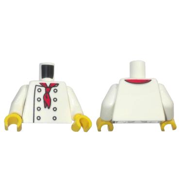 Figura felsőtest kezekkel - mintás/matricás