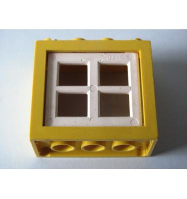 Ablakkeret fehér ablakkal 2 x 4 x 3