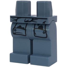 Minifigura láb - mintás/matricás™