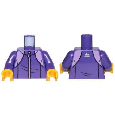 Figura felsőtest kezekkel - mintás/matricás