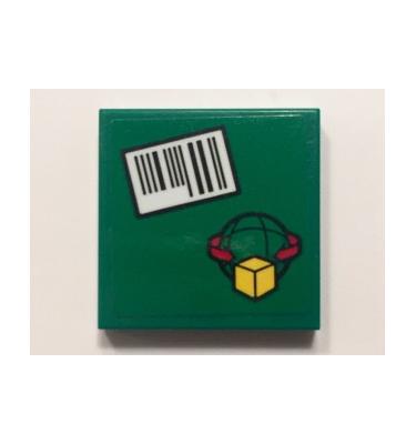 Csempe 2 x 2 - mintás/matricás