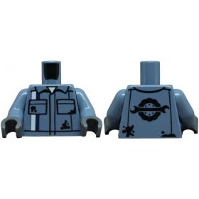 Figura felsőtest kezekkel - mintás/matricás™