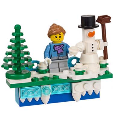 LEGO® Ikonikus Téli mágnes
