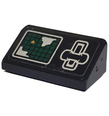 Lejtő 30° 1 x 2 x 2/3 - mintás/matricás
