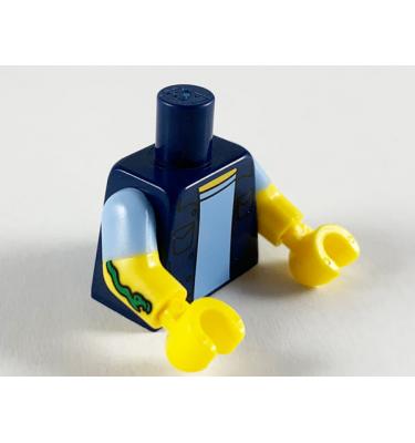 Figura felsőtest kezekkel - mintás/matricás