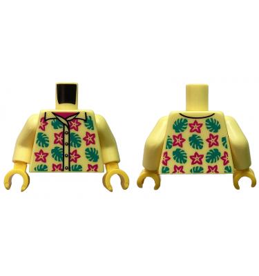 Figura felsőtest kezekkel - mintás/matricás