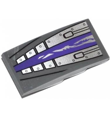 4 x 2 lejtő ívelt elem - mintás/matricás