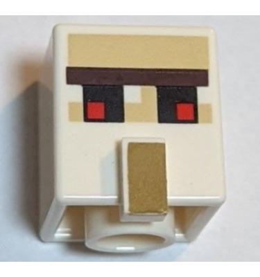 Minifigura fej - Minecraft Vasgólem