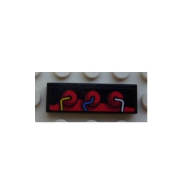 Csempe 1 x 3 - mintás/matricás