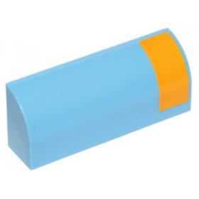 Lejtő, íves 1 x 4 x 1 1/3 - mintás/matricás™