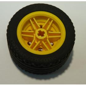 Kerék 30.4mm D. x 20mm, megerősített felni fekete 43.2 x 22 ZR abronccsal™