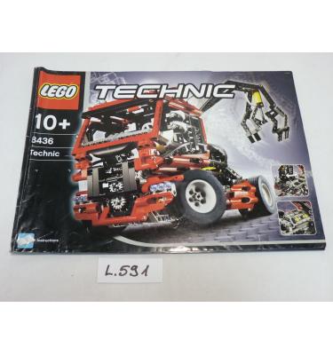 Lego Technic 8436 - CSAK ÖSSZERAKÁSI ÚTMUTATÓ!