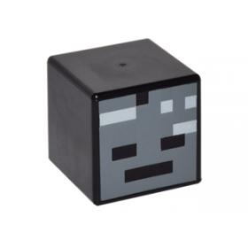 Minifigura fej - Minecraft Wither Skeleton™