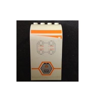 Ívelt panel 3 x 4 x 6 - mintás/matricás