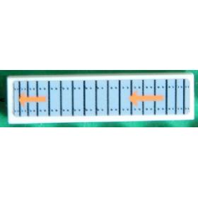 Csempe 1 x 4 - mintás/matricás™