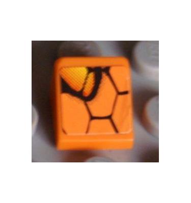 Lejtő 30° 1 x 1 x 2/3 - mintás/matricás