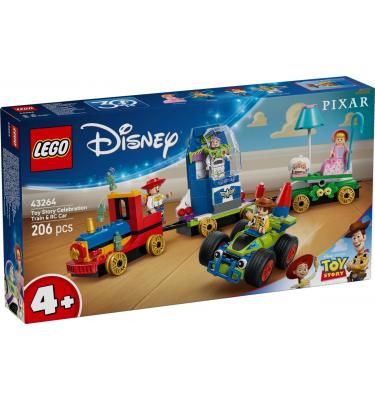 Toy Story ünnepi vonat és RC versenyautó