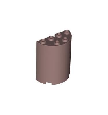 Félhenger 2 x 4 x 4