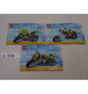 Lego Creator 31018 - CSAK ÖSSZERAKÁSI ÚTMUTATÓ!