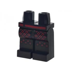 Minifigura csípő és lábak - mintás/matricás™