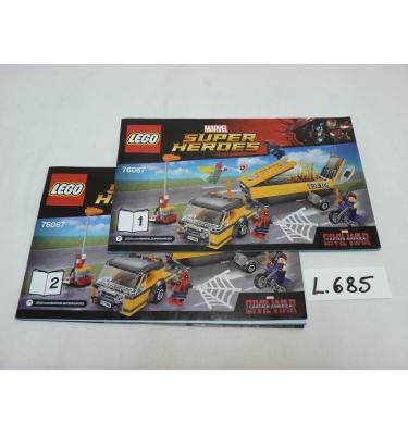 Lego Super Heroes 76067 - CSAK ÖSSZERAKÁSI ÚTMUTATÓ!