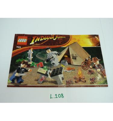 Lego Indiana Jones 7624 - CSAK ÖSSZERAKÁSI ÚTMUTATÓ