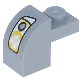 Lejtő, íves 2 x 1 x 1 1/3 - mintás/matricás™