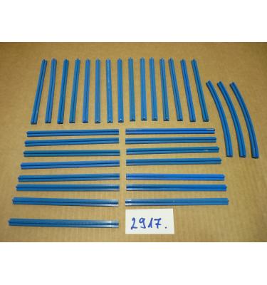 LEGO Vonat, vasút, sín elemek 30 db egyenes, 3 db íves
