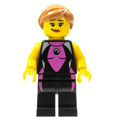 Szörfös lány minifigura