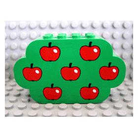 Lejtő, íves 8 x 2 x 4 (tripla) - mintás/matricás™