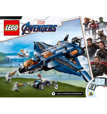 Lego Super Heroes 76126 - CSAK ÖSSZERAKÁSI ÚTMUTATÓ!