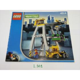Lego City 4514 - CSAK ÖSSZERAKÁSI ÚTMUTATÓ™