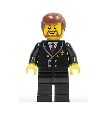 Pilóta (férfi) minifigura