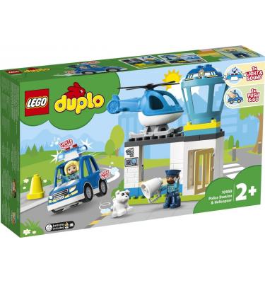 Rendőrkapitányság és helikopter