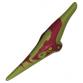 Dinoszaurusz fej (Pteranodon) - mintás/matricás