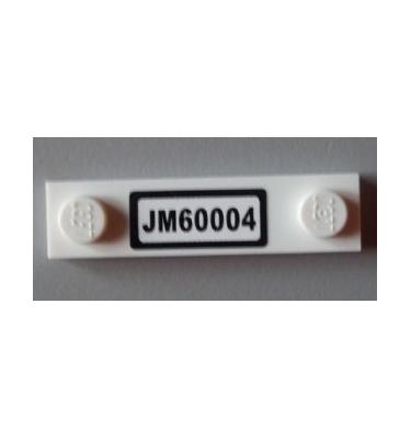 1 x 4 módosított lapos elem - mintás/matricás
