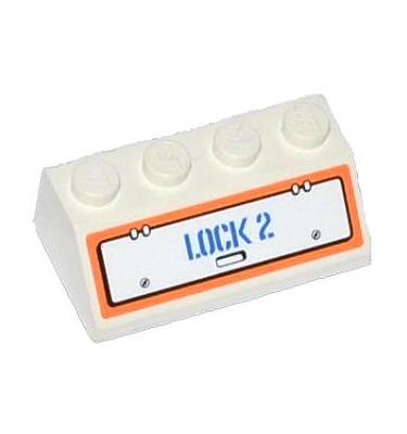 Lejtő 2 x 4 (45°) - mintás/matricás